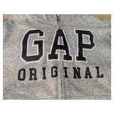 GAP Kids  Zip Up Hoodie - Gray, Size S (6/7) - Brand New *P