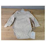 Cloud Island 3-Pack Long-Sleeve Bodysuits - OEKO-TEX Size - Brand New *P