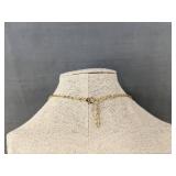 19-in Gold-Tone Bead Necklace & 26-in Silver I Love You 3000 Pendant Necklace - Brand New