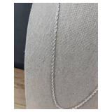 Rope Necklace, 925 Sterling Silver, 20-inch length, 3mm width - Brand New
