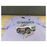 Ford Bronco Surf Graphic Tee Purple X-Large - Brand New