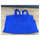 3 Semath Workout Tank Tops Blue, Orange, Magenta Size XL - Brand New