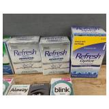 10 Eye Drop and Relief Items - Brand New