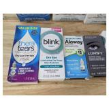 10 Eye Drop and Relief Items - Brand New