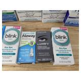 10 Eye Drop and Relief Items - Brand New