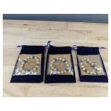 3 Sunflower Beaded Bracelets - Brand New