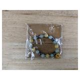 3 Sunflower Beaded Bracelets - Brand New