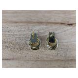 PAVOI Two-Tone Hoops - 14K Gold Plated on 925 Sterling Silver - Brand New