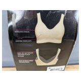 2 Bali Comfort Revolution Wirefree Bras XL, White and Nude - Brand New