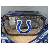 FOCO NFL Indianapolis Colts Clear Bag 9" x 6" - Brand New
