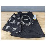 Cat and Jack Sleep Tank Top & Shorts Set in Black Youth Medium 8 - Brand New