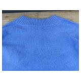 A New Day Blue Knit Sweater Pullover Size L $40 Retail -- Brand New
