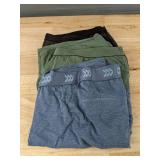 3 All In Motion Boxer Briefs XL - Brand New