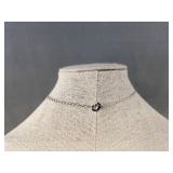 Pavoi Initial P Necklace 18" Chain, Silver - Brand New