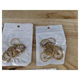 5 Gold-Tone Ring Assortment Packs - Brand New