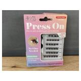 Ardell Press On Wispies Natural, 3 Opaz Eyebrow Razors, & Kiss The New Natural Lashes Nude Blazer - Brand New