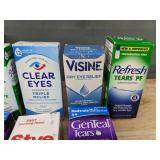 11 Eye Drop and Eye Relief Items - Brand New