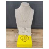 Kendra Scott Elisa Pendant Necklace Pink Stone 14.5in - Brand New