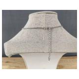 Star Charm Layered 3 Necklace Set - Silver Tone With Pendant & Beads - Brand New