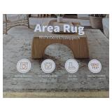 8 ft x 10 ft Floral Teal Area Rug - Brand New *L