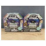 2 Disney Star Wars Doorables Galactic Cruisers - Brand New *A
