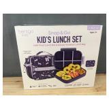 Bentgo Kids Snap & Go Leak-Proof Unicorn Lunch Set - Brand New