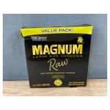 Trojan Magnum RAW Condoms 23-Count & Trojan Lubricants 3.0 Fl Oz, 3 Total - Brand New