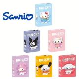 Sanrio Hello Kitty and Friends Building Bricks Toy Figures, 6 Total Character Sets - Brand New