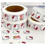 Sanrio Hello Kitty Roll of 500 Stickers - Brand New