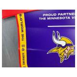 Minnesota Vikings NFL Smirnoff Vodka Tin Tacker 23" Sign - New
