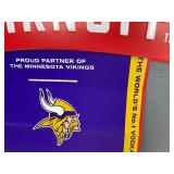 Minnesota Vikings NFL Smirnoff Vodka Tin Tacker 23" Sign - New