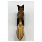 Nils Strandin Swedish Modernist Carved Wooden Fox Figurine
