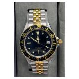 Zodiac Professional 200 Meters Stainless Steel Watch with Box