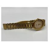 Seiko Quartz Gold-Tone Stainless Steel Wristwatch with Box