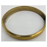 Gold-Tone Engraved Bangle Bracelet