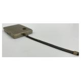 Vintage Northwestern College Metal Compact with Mirror and Mesh Wrist Strap