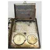 Antique Standard Mail Order Co. Compact Purse with Chain and Mirror