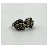 Sterling Silver Eagle Ring Size 12