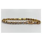 Swarovski Gold-Tone Tennis Bracelet