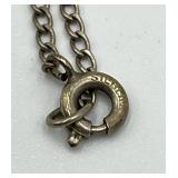 Sterling Silver Filigree Heart Pendant Necklace with Cat