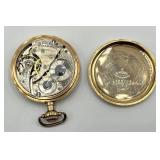 Waltham Gold Tone Pocket Watch