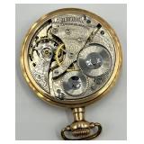 Waltham Gold Tone Pocket Watch