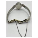 Ladies Bucherer Silver-Tone Watch Bracelet