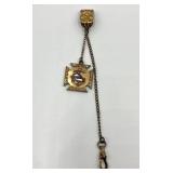 AOUW Pendant Watch Fob and Chain