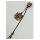 AOUW Pendant Watch Fob and Chain