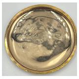 Vintage Waltham Gold Pocket Watch 15 Jewel with Engraved Case