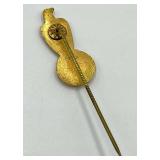 Set of 3 Vintage Stick Pins - 2 John Deere & 1 J.I. Case Threshing Machine Co.