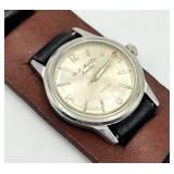 A. F. Moeller Jeweler Resista Watch with Leather Cuff Band