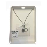 Blue La Rue Stainless Steel Circle Pendant Necklace - 18-Inch Chain