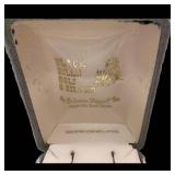 Black Hills Gold & Silver Turquoise Drop Earrings